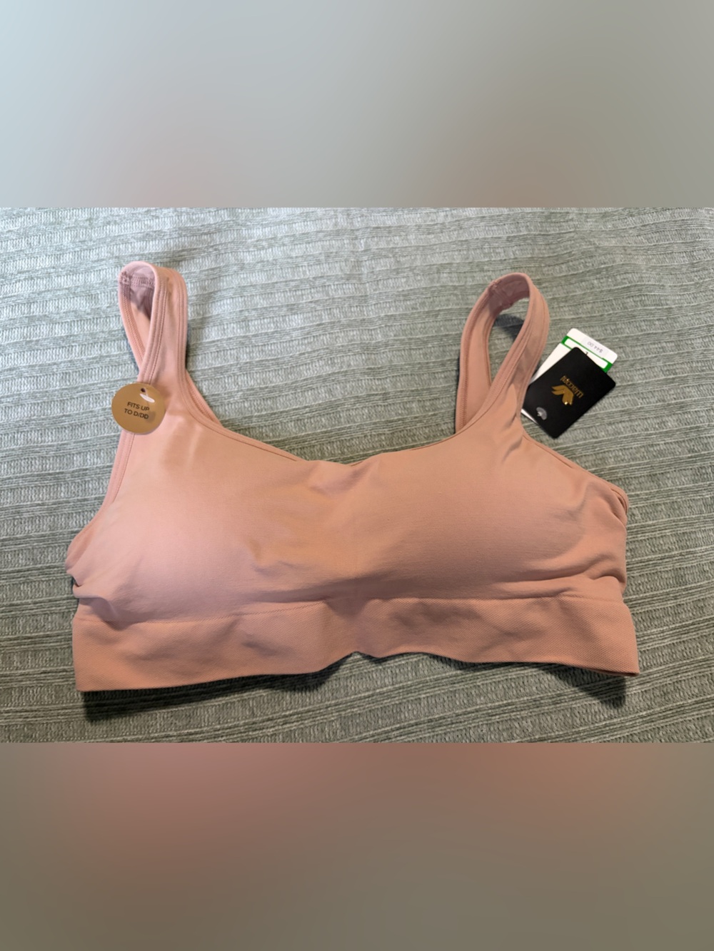 Wacoal Wireless Seamless Bralette Bra Nude Size L NWT